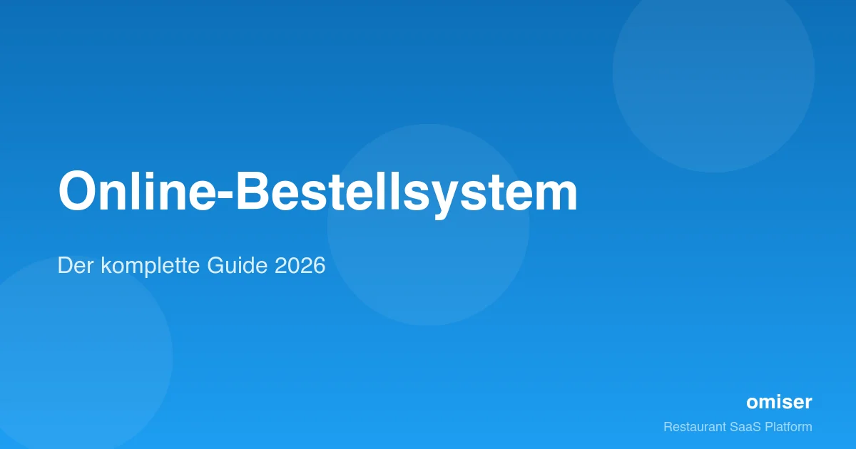 Online-Bestellsystem einrichten — der komplette Guide fuer Restaurants (2026)